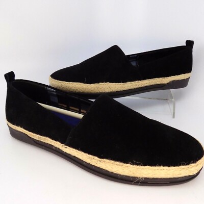 NEW! Blondo Bailey Waterproof Espadrille Womens Shoes Size 9.5 M Black Suede