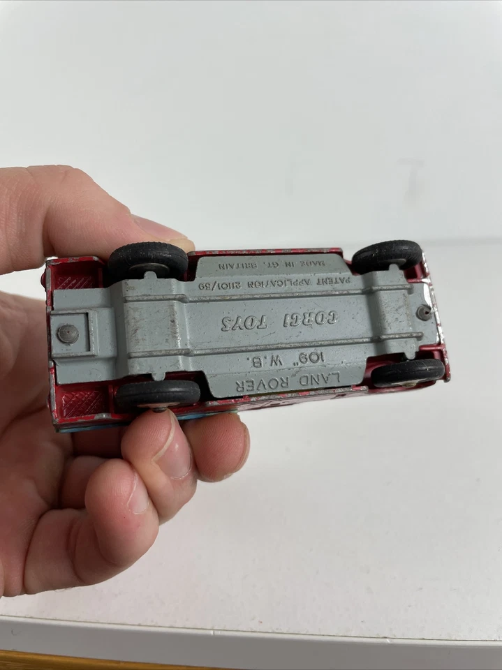 Vehículo de desfile Land Rover Circo Chipperfields Juguetes CORGI de colección raro sin enganche Foto 3 de 4