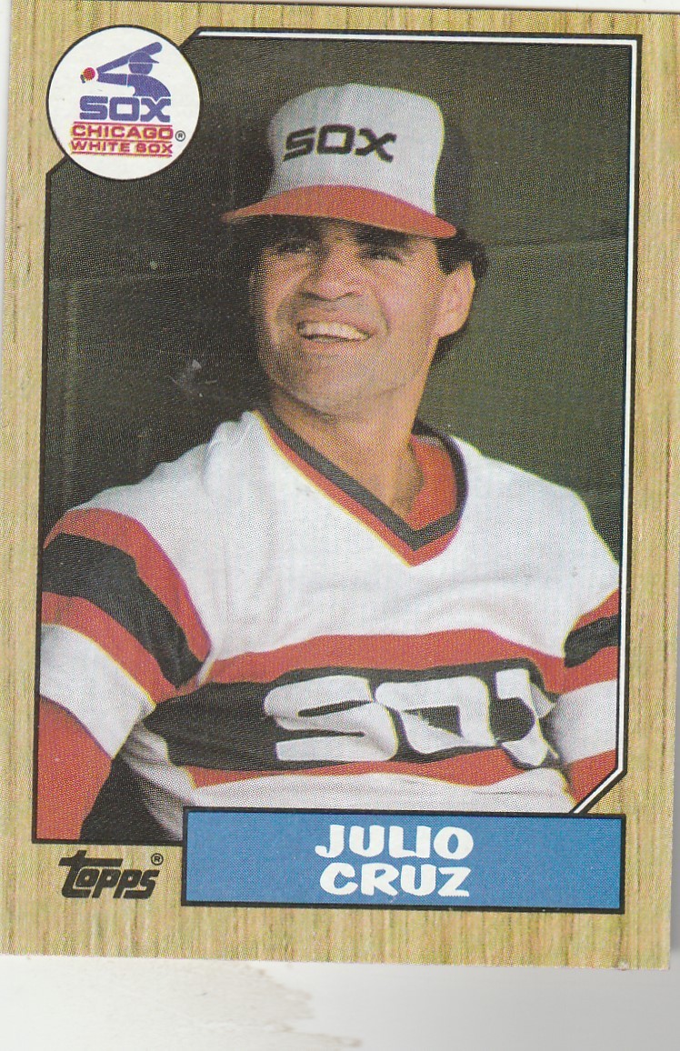 FREE SHIPPING-MINT-1987 Topps Chicago White Sox  #790 Julio Cruz