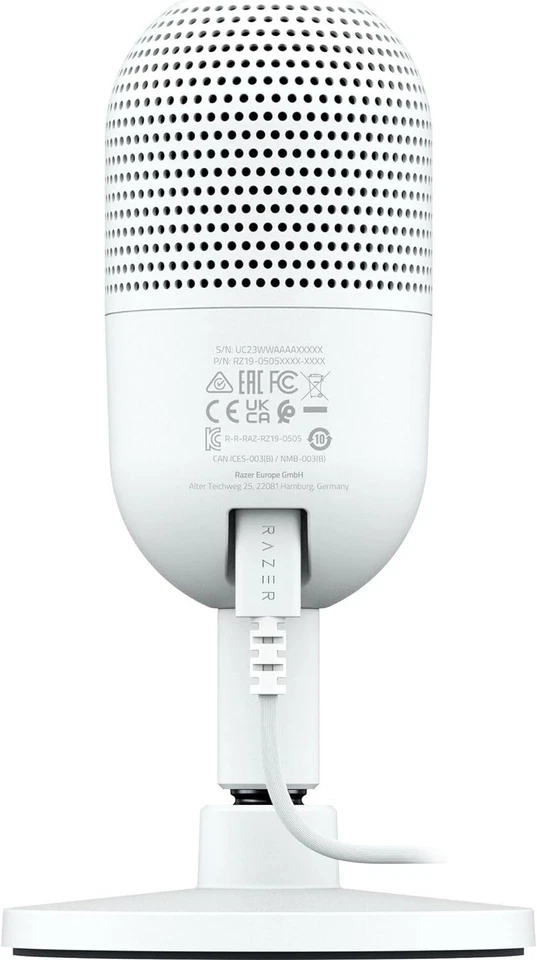 Razer Seiren V3 Mini Wired Ultra-Compact USB Microphone Game NEW - White - Bild 3 von 4