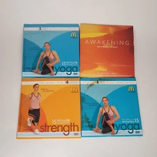 Yourself Fitness McDonalds Yoga + Tilex Awakening Life in Balance 4x CD DVD LOT