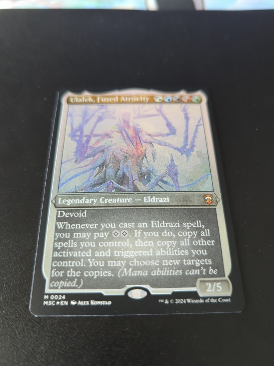 Ulalek, Fused Atrocity x1 - Etched Foil - Commander: MH3 #24