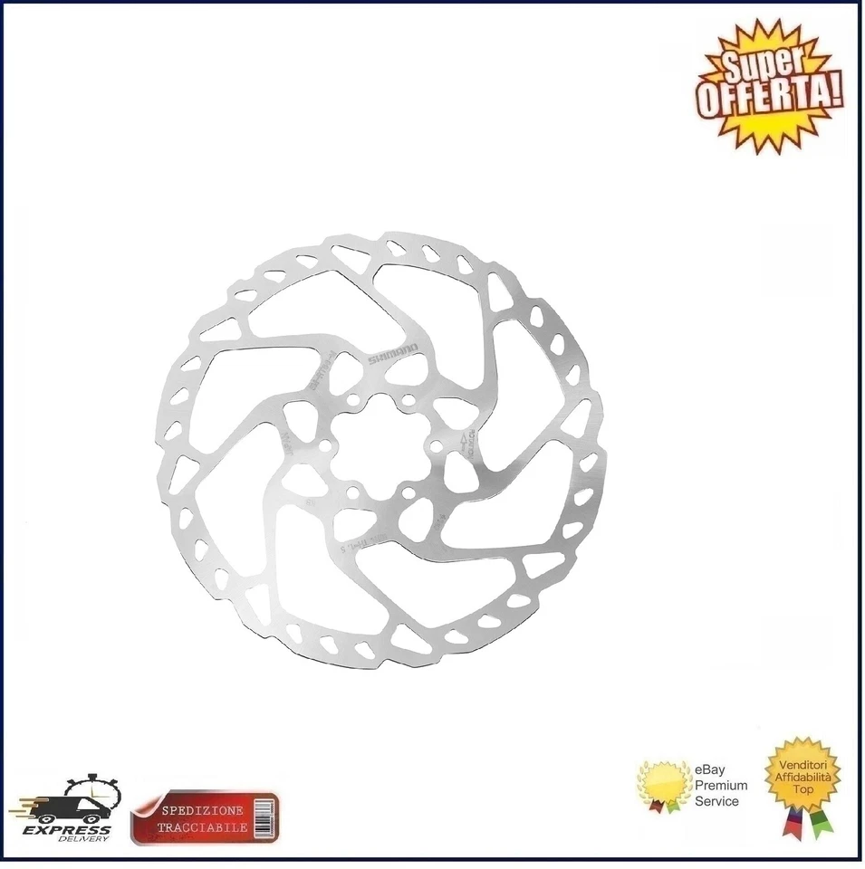 Shimano disque de frein SM-RT66 SLX 180 mm 6 trous vélo VTT rotor vélo ESMRT66M - Photo 1/1