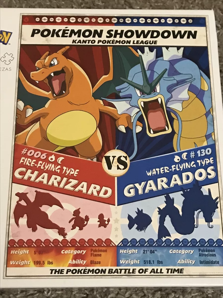 Buffalo Games - Pokemon Showdown: Charizard V. Gyarados - 1000