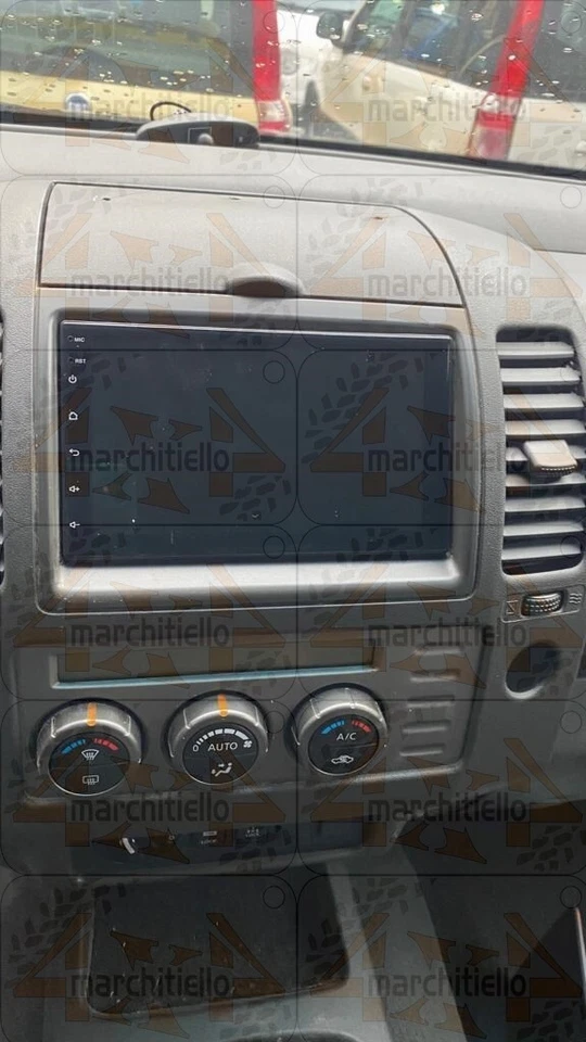 STEREO ANDROID KIT PER NISSAN NAVARA D40 PICK-UP 7 " CAR TABLET APPLE PLAY - Immagine 3 di 4