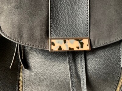 Topshop Black Pebbled Leather Backpack Tote Bag Topshop Backpacks for Women for sale | eBay main image 2