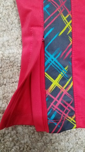 Puma Girls Pink Athletic Track Workout Pants Size Medium Multicolor Side Stripe - Picture 11 of 12