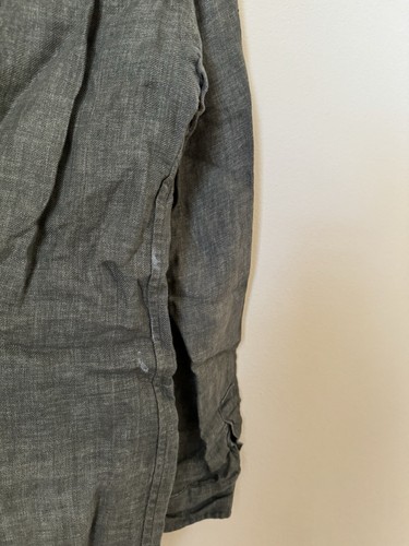 Drake’s London Overshirt Button Up Shirt Dark Green Small - Picture 5 of 6