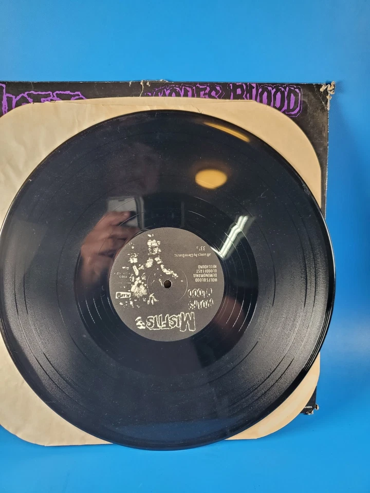 Misfits Earth A.D. Wolfs Blood LP Plan 9 1983  Purple  Samhain Danzig 1st Press  - Image 3 of 4