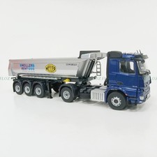 1:50 for NZG for Mercedes for Benz for AROCS 4X2 for MEILLER RENT Dump Truck