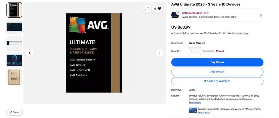 AVG Ultimate 2025 - 3 Years 10 Devices - Image 2 of 4
