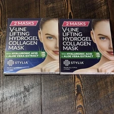 Stylia V-Line Lifting Collagen Face Mask Hyaluronic Acid & Aloe 4 Masks