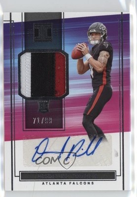 2022 Panini Impeccable Rookie /99 Desmond Ridder #RPA-DRI RPA Patch Auto RC 4g8