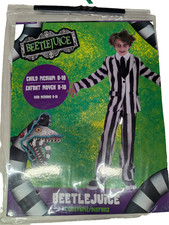 Beetlejuice Child Kids Costume NEW Size Medium 8-10