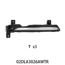 Front Bumper Led Drl Fog Light Assembly Right Side For 2017-2022 Porsche 718