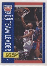 1991-92 Fleer Team Leaders Derrick Coleman #388 04zw