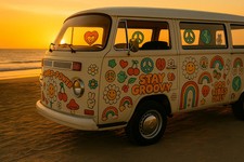 Retro Hippie Decal Pack   Flower Power, Groov...