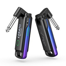Wireless Guitar System UHF Wireless Guitar Transmitter Receiver Rechargeable ...