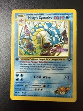 Pokemon Holo 1st Edition Misty's Gyarados Gym Challenge #13/132 WotC on eBay