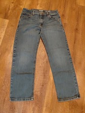 Boys Wrangler Size 12 Huskey Straight Leg Adjustable Waist