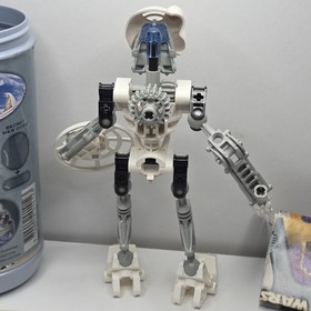 LEGO Bionicle Kopaka 8536 Toa w/ Canister, Manual, Poster, CD ROM 2001 Good 100%