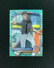 2025 Topps Bowman Chrome 1st Antonio Jimenez #BDC-56 Aqua Reptilian /125 QI95
