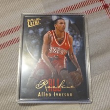 Fleer Ultra 1996-97 Allen Iverson Rookie Insert #7 All Rookie Philadelphia 76ers