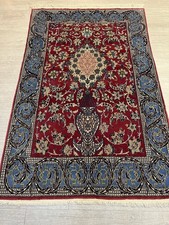 Beautiful hand knotted Persian carpet ghoum tapis carpet approx. 178x109 cm