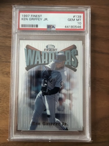 1997 Topps Finest Ken Griffey Jr. #139 PSA 10 Gem MT