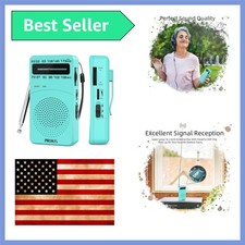 J-166 Portable Radio AM FM, Battery Operated Radio