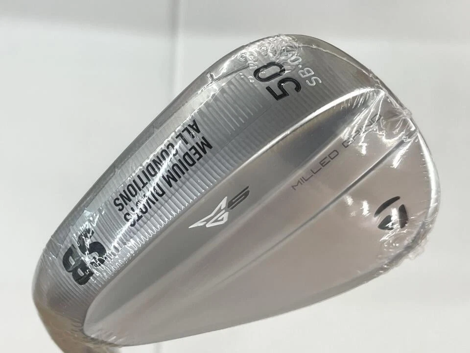 NEW: TaylorMade MILLED GRIND 5 Chrome Lefty Wedge #50(1Club)/DG/S200/Wedge - Image 2 of 4