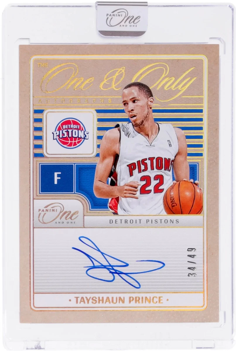 Basketball Trading Cards Tayshaun Prince Sports Autographed for