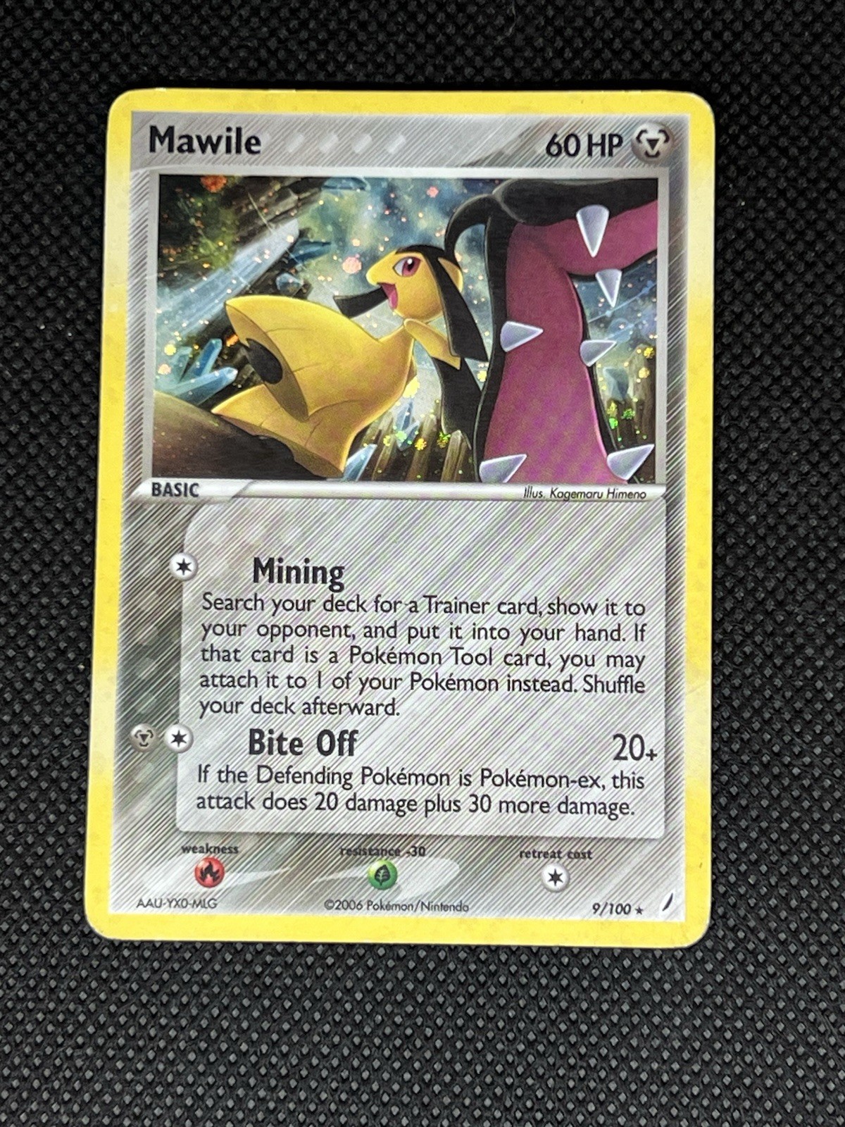 Pokémon Mawile Holo Rare 9/100 EX Crystal Guardians 2006