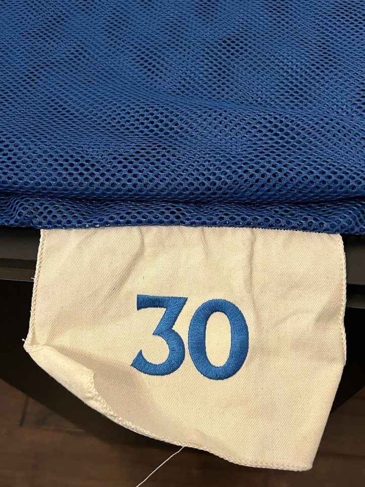 Bolsa de lavandería personalizada usada Stephen Curry Golden State Warriors leyenda de la NBA Foto 3 de 4