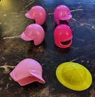 Vintage Mattel Pink Plastic Barbie Doll Toy Helmet Bike/Scooter Replacement Lot