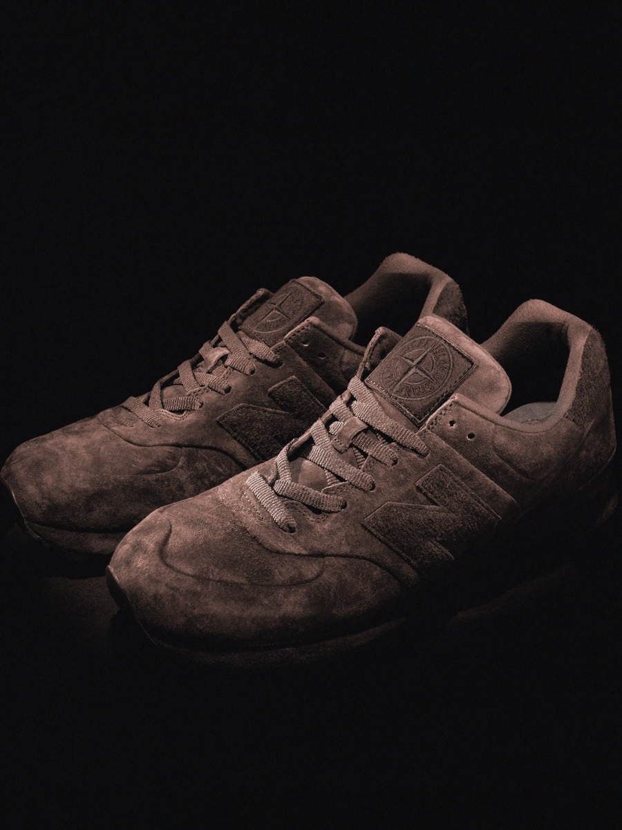 Stone Island × New Balance 574 Legacy Ghost Brown U574BSI1 Men