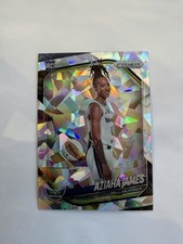2025 Panini Prizm WNBA Aziaha James RC Variation Cracked Ice - Dallas Wings