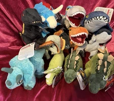 Jurassic World Lot of 12 Lot Dinosaur Plush 6”-8” All NWT SOLD AS A LOT ONLY