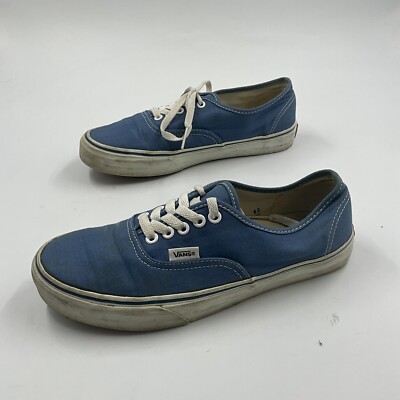 Vans Off The Wall Skate Shoes - Blue Lace Up Slip On Sneakers