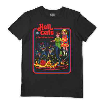 Steven Rhodes - Hell Cats - offizielles schwarzes Kurzarm T-Shirt in 5 Größen