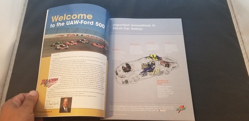 UAW Ford 500 Talladega Sept 29- Oct 2 2005 NASCAR Racing Program In Sleeve EUC - Picture 3 of 6