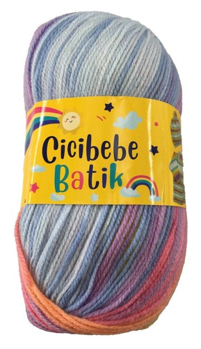 Rainbow Baby Batik Cicibebe Double Knitting Variegated 100g - Picture 23 of 40