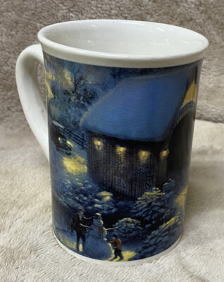 Thomas Kinkade  Winter Evening Memories  2008 Tea/Coffee Mug Designpac Gifts
