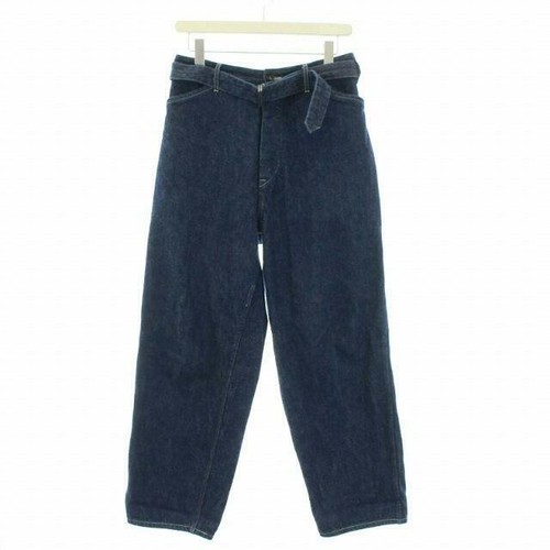 Comoli 20Aw Belted Pants Denim Jeans 