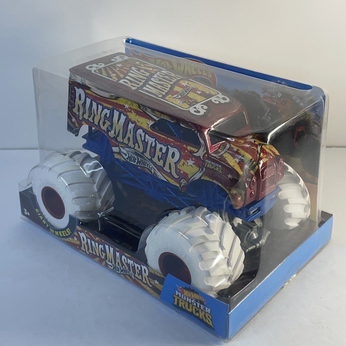 RINGMASTER 1/24 Large 2018 HOT WHEELS MONSTER JAM MONSTER TRUCK Diecast