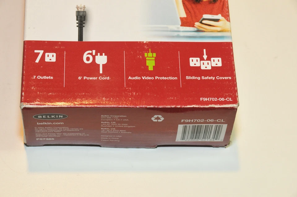 Belkin SurgeMaster 7-Outlet 885 Joules Surge Protector   F9H702-06-CL - Image 4 of 4