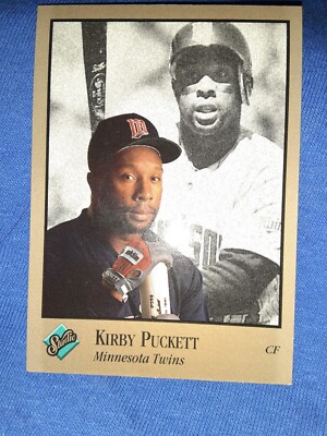 KIRBY PUCKETT 1992 LEAF STUDIO CARD #209 NMMT+ MINNESOTA TWINS BASEBALL CARD