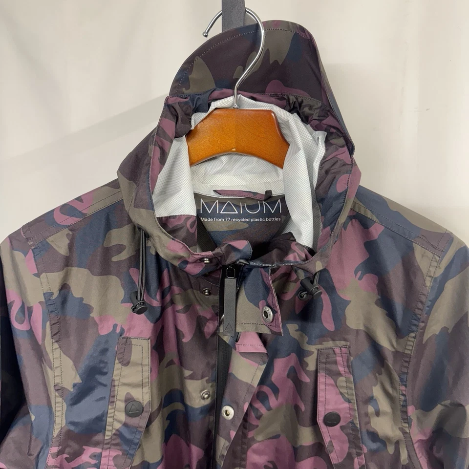 Chaqueta de trinchera impermeable ligera unisex Maium talla S pequeña camuflaje Foto 3 de 4