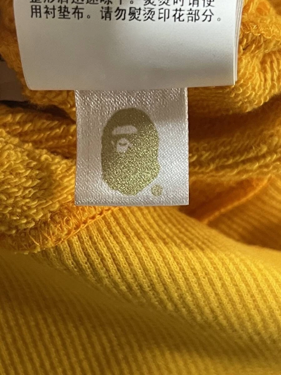 A BATHING APE (BAPE) Felpa con cappuccio BAPE × Dragon Ball Super Ape Head Giappone esclusiva pullover arancione