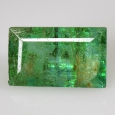UNHEATED NATURAL DEMANTOID GARNET BAGUETTE CUT GEMSTONE - 0.50 Ct Loose Gemstone